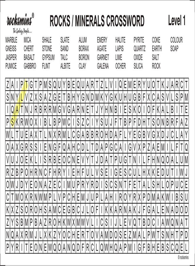 روكسمينز مجموعة أنشطة روكسمنز لعلوم المعادن MI20ACPT مع أدوات اختبار، ورقة عمل، أحجية جيولوجية، 7 أوراق، مجموعة من 20 عينة من المعادن الطبيعية المختارة بعناية في علبة تخزين ملونة جميلة لعلم الجيولوجيا - Image 4